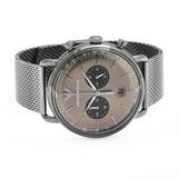 Emporio Armani Aviator Brown Dial Grey Mesh Bracelet Watch For Men - AR11141 Buy Now By Emporio Armani