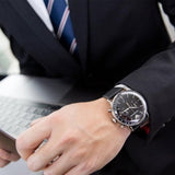 Emporio Armani Aviator Chronograph Black Dial Black Leather Strap Watch For Men - AR11143 Buy Now By Emporio Armani