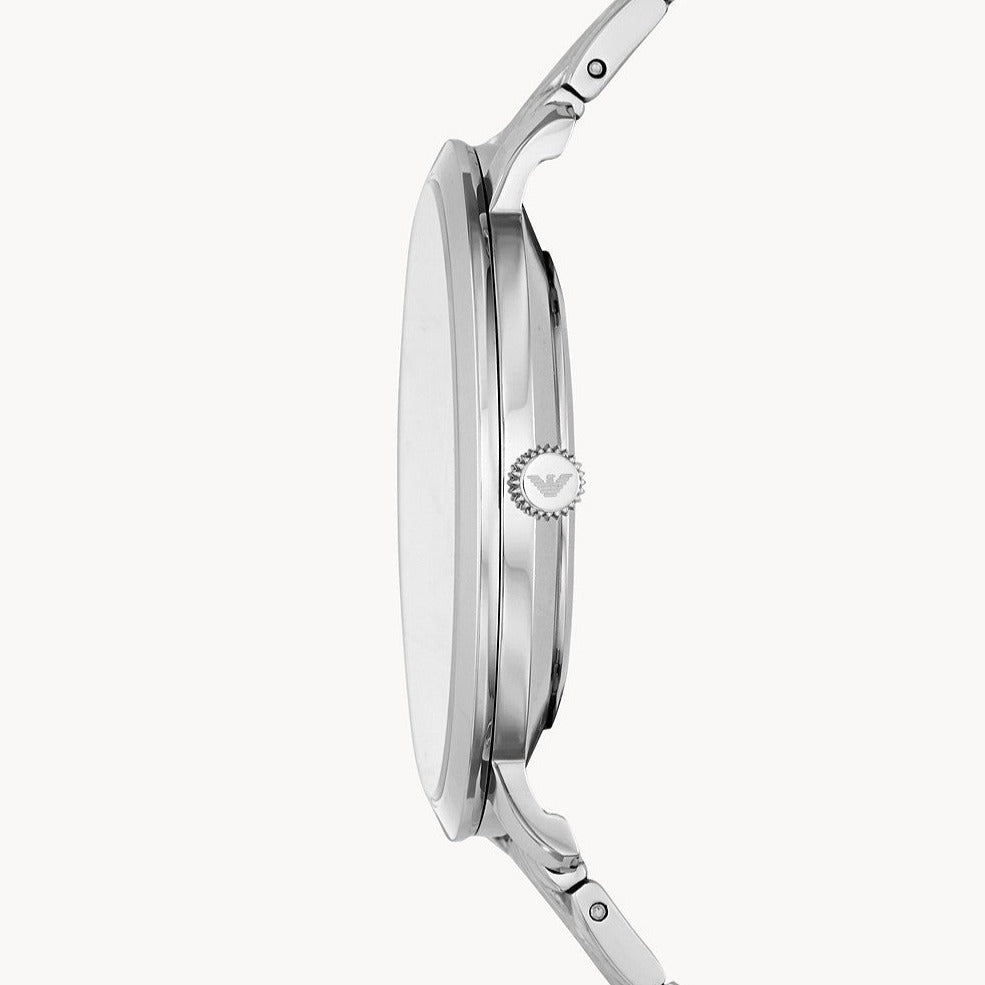 Emporio Armani Classic Quartz Black Dial Silver Steel Strap Watch For Men - AR11161 Buy Now By Emporio Armani