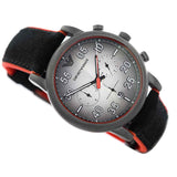 Emporio Armani Chronograph Quartz Grey Dial Black Leather Strap Watch For Men - AR11174 Buy Now By Emporio Armani