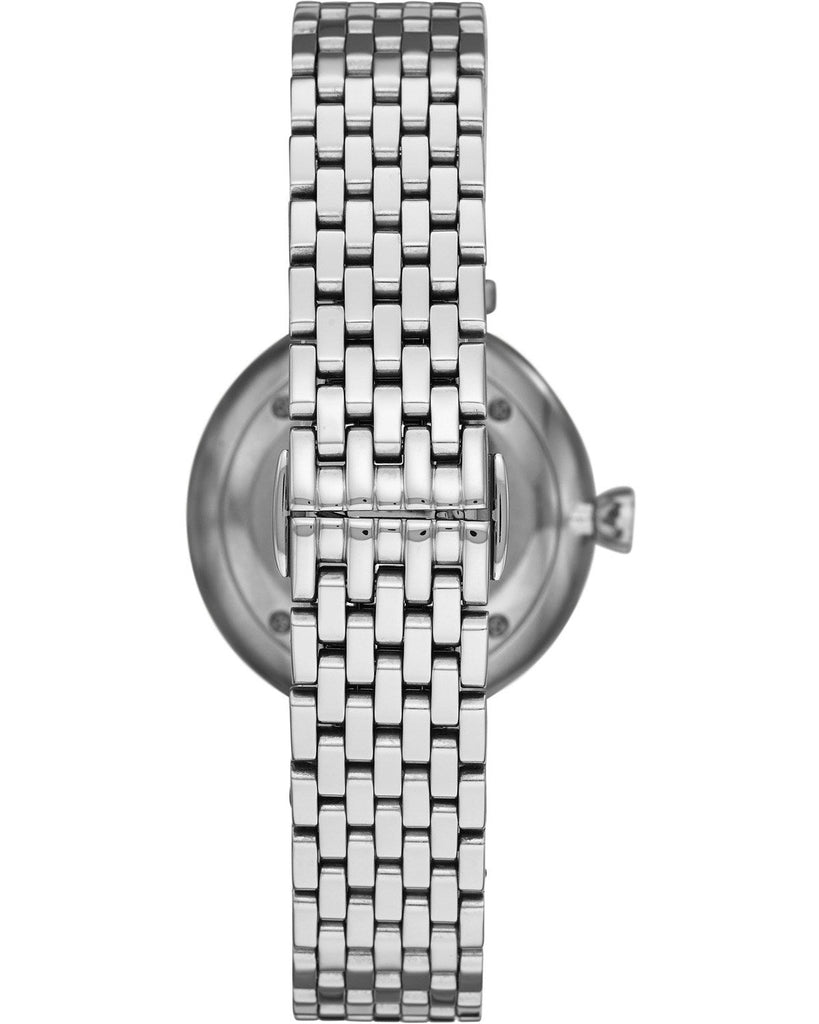 Emporio Armani Arianna Analog White Dial Silver Steel Strap Watch For Women - AR11195 Buy Now By Emporio Armani