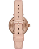 Emporio Armani Arianna Mother of Pearl Dial Pink Leather Strap Watch For Women - AR11199 Buy Now By Emporio Armani