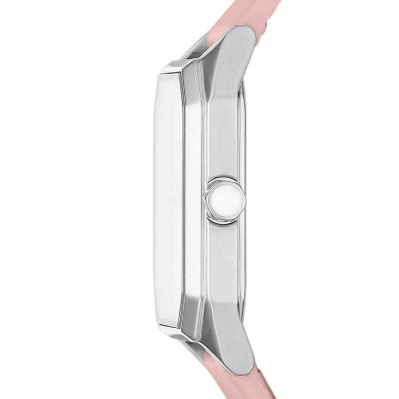 Emporio Armani Quartz White Dial Pink Leather Strap Watch For Women - AR11207 Buy Now By Emporio Armani