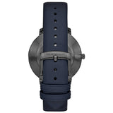 Emporio Armani Modern Slim Analog Silver Dial Blue Leather Strap Watch For Men - AR11214 Buy Now By Emporio Armani