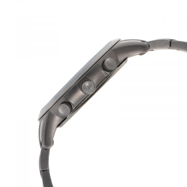 Emporio Armani Renato Chronograph Quartz Blue Dial Black Steel Strap Watch For Men - AR11215 Buy Now By Emporio Armani