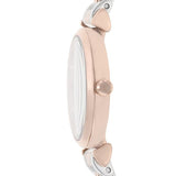 Emporio Armani Gianni T Bar Pink Dial Two Tone Steel Strap Watch For Women - AR11223 Buy Now By Emporio Armani