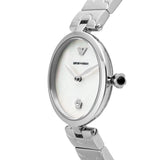Emporio Armani Mother of Pearl Dial Silver Steel Strap Watch For Women - AR11235 Buy Now By Emporio Armani