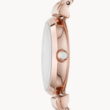 Emporio Armani Gianni T-Bar Mother of Pearl Dial Rose Gold Steel Strap Watch For Women - AR11316 Buy Now By Emporio Armani