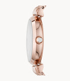 Emporio Armani Kappa Analog Mother of Pearl Dial Rose Gold Steel Strap Watch For Women - AR11006 Buy Now By Emporio Armani