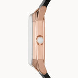 Emporio Armani Gioia Quartz Mother of Pearl Dial Black Leather Strap Watch For Women - AR11390 Buy Now By Emporio Armani