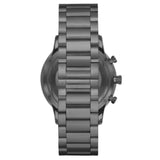 Emporio Armani Giovanni Chronograph Blue Dial Grey Steel Strap Watch For Men - AR11348 Buy Now By Emporio Armani