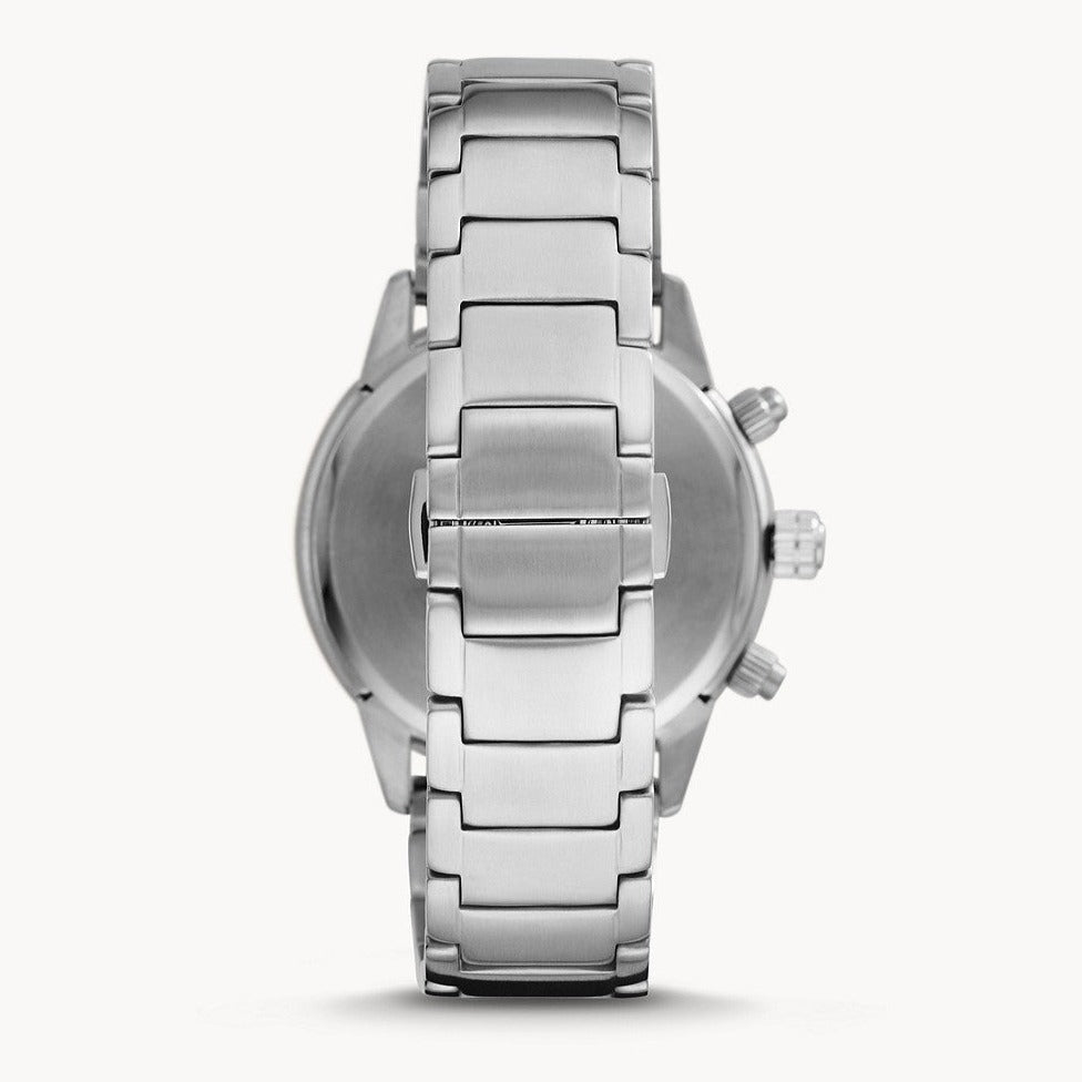 Emporio Armani Mario Chronograph Beige Dial Silver Steel Strap Watch For Men - AR11352 Buy Now By Emporio Armani