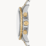 Emporio Armani Mario Chronograph Blue Dial Two Tone Steel Strap Watch For Men - AR11362 Buy Now By Emporio Armani