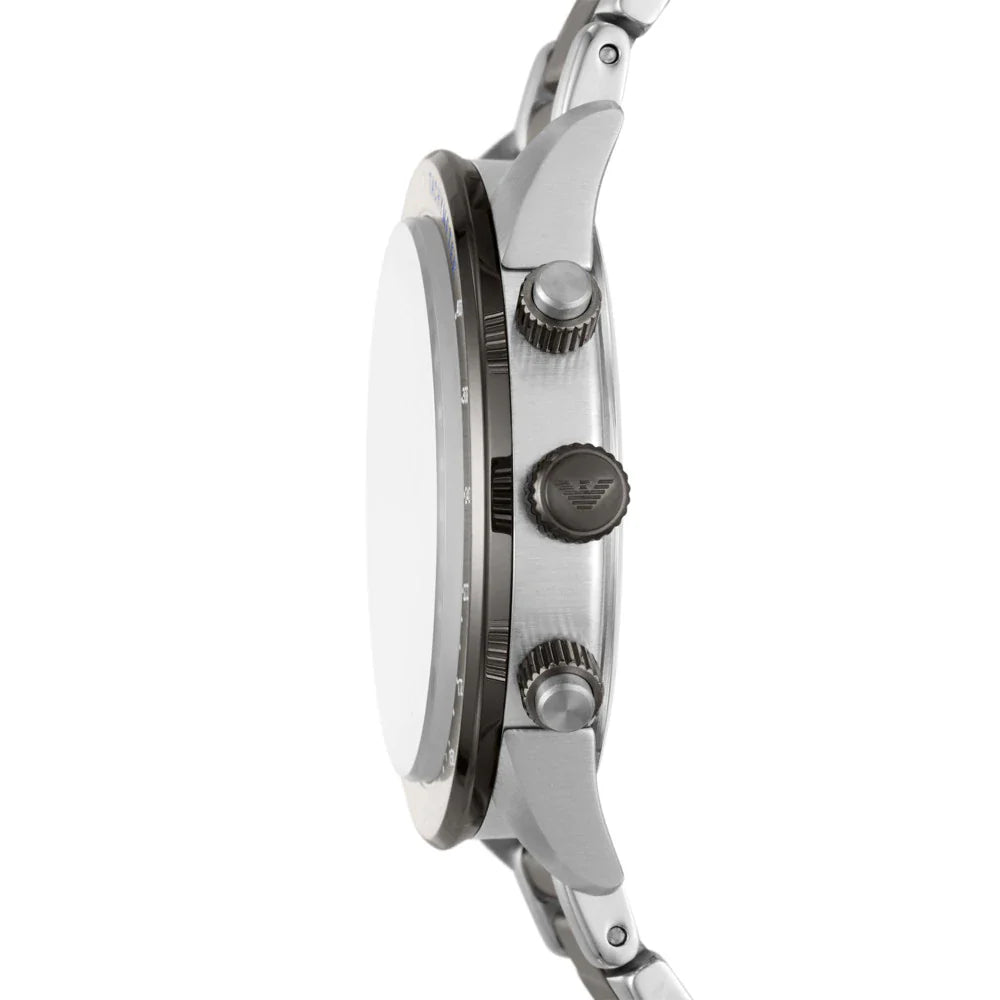 Emporio Armani Chronograph Grey Dial Two Tone Steel Strap Watch For Men - AR11391 Buy Now By Emporio Armani