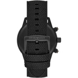 Emporio Armani Renato Chronograph Black Dial Black Nylon Strap Watch For Men - AR11457 Buy Now By Emporio Armani