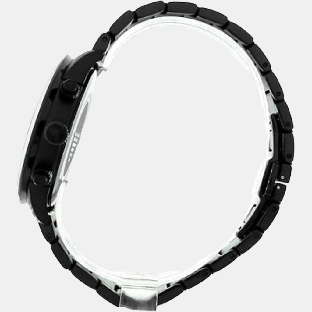 Emporio Armani Mario Chronograph Green Dial Black Steel Strap Watch For Men - AR11472 Buy Now By Emporio Armani