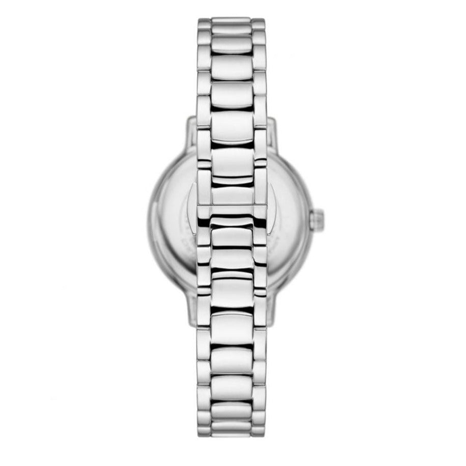 Emporio Armani Cleo Crystals Mother Of Pearl Dial Silver Steel Strap Watch For Women - AR11484 Buy Now By Emporio Armani