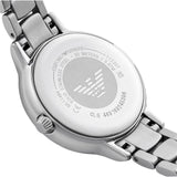 Emporio Armani Cleo Crystals Mother Of Pearl Dial Silver Steel Strap Watch For Women - AR11484 Buy Now By Emporio Armani