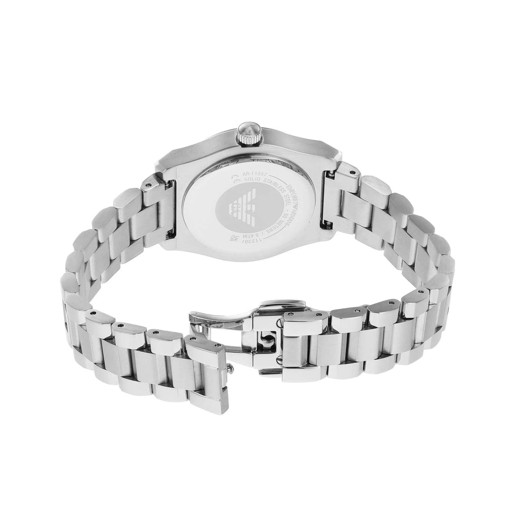 Emporio Armani Federica Mother of Pearl Dial Silver Steel Strap Watch For Women - AR11557 Buy Now By Emporio Armani