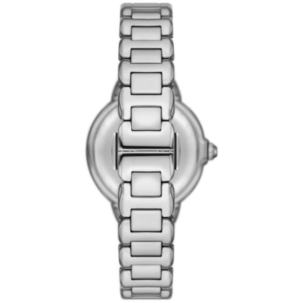 Emporio Armani Mia Three Hand Crystals Blue Dial Silver Steel Strap Watch For Women - AR11630 Buy Now By Emporio Armani