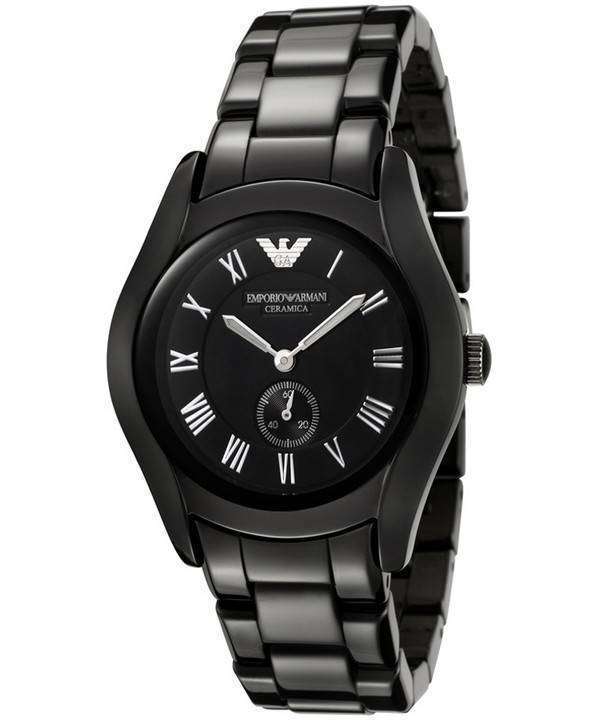 Emporio Armani Ceramica Quartz Black Dial Black Steel Strap Watch For Women - AR1402 Buy Now By Emporio Armani