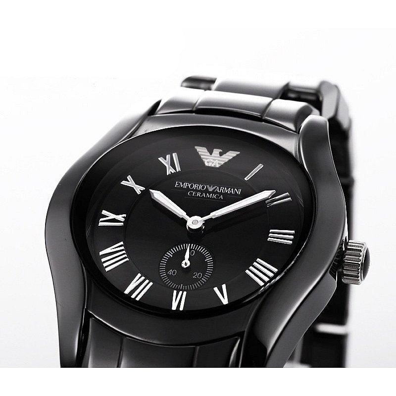 Emporio Armani Ceramica Quartz Black Dial Black Steel Strap Watch For Women - AR1402 Buy Now By Emporio Armani