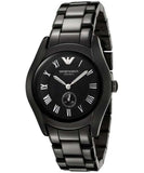 Emporio Armani Ceramica Quartz Black Dial Black Steel Strap Watch For Women - AR1402 Buy Now By Emporio Armani