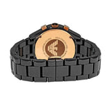 Emporio Armani Chronograph Black Ceramic Stainless Steel Dial Watch For Women - AR1411 Buy Now By Emporio Armani