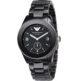 Emporio Armani Ceramica Quartz Black Dial Black Steel Strap Watch For Women - AR1402 Buy Now By Emporio Armani