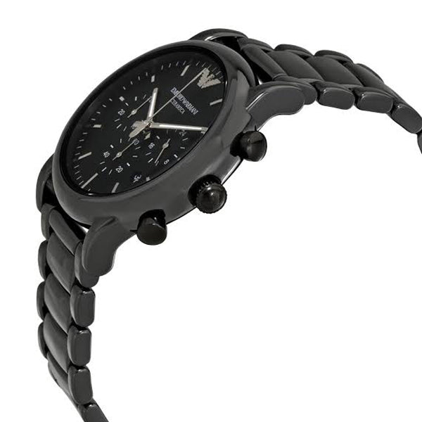 Emporio Armani Luigi Chronograph Black Dial Black Stainless Steel Watch For Men - AR1507 Buy Now By Emporio Armani