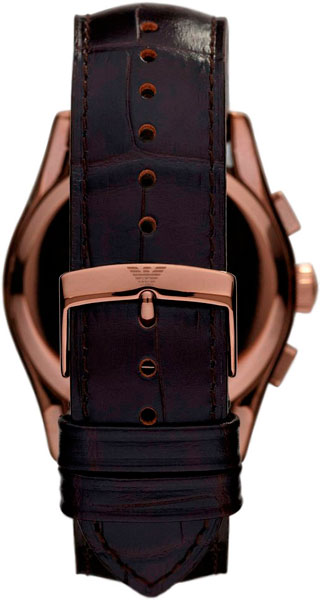 Emporio Armani Valente Classic Brown Dial Brown Leather Strap Watch For Men - AR1609 Buy Now By Emporio Armani