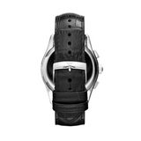 Emporio Armani Valente Chronograph Black Dial Black Leather Strap Watch For Men - AR1633 Buy Now By Emporio Armani