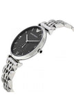 Emporio Armani Retro Black Dial Silver Steel Strap Watch For Men - AR1676 Buy Now By Emporio Armani