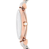 Emporio Armani T Bar Gianni Classic Mother Of Pearl Dial Two Tone Steel Strap Watch For Women - AR1683 Buy Now By Emporio Armani