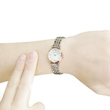 Emporio Armani Gianni Mother of Pearl Dial Two Tone Steel Strap Watch For Women - AR1764 Buy Now By Emporio Armani