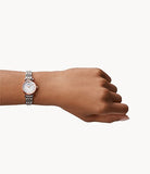 Emporio Armani Gianni Mother of Pearl Dial Two Tone Steel Strap Watch For Women - AR1764 Buy Now By Emporio Armani