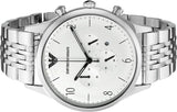 Emporio Armani Classic Chronograph Silver Dial Silver Steel Strap Watch For Men - AR1879 Buy Now By Emporio Armani