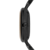 Emporio Armani Meccanico White Dial Black Leather Strap Watch For Men - AR1923 Buy Now By Emporio Armani