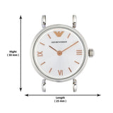 Emporio Armani Gianni T Bar Quartz Silver Dial Silver Steel Strap Watch For Women - AR1935 Buy Now By Emporio Armani