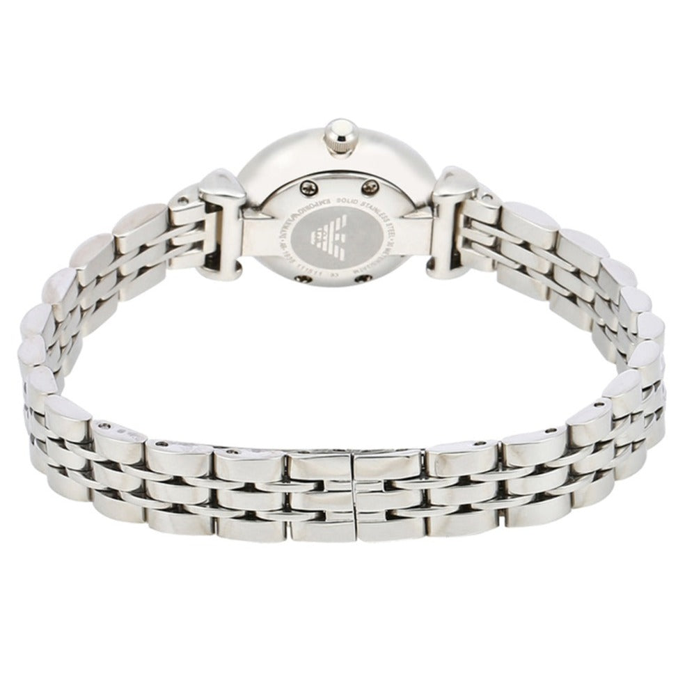 Emporio Armani Gianni T Bar Quartz Silver Dial Silver Steel Strap Watch For Women - AR1935 Buy Now By Emporio Armani