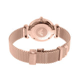 Emporio Armani Gianni T Bar Silver Dial Rose Gold Mesh Bracelet Watch For Women - AR1956 Buy Now By Emporio Armani