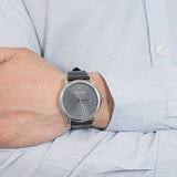 Emporio Armani Luigi Quartz Gray Dial Brown Leather Strap Watch For Men - AR1996 Buy Now By Emporio Armani