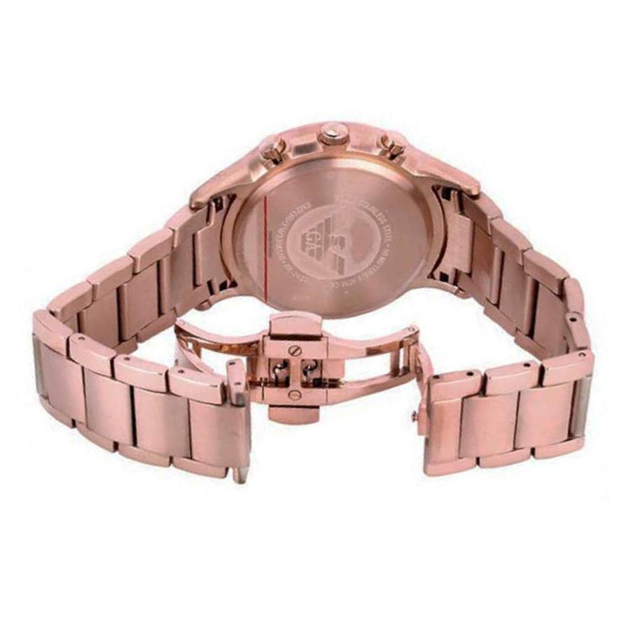 Emporio Armani Classic Rose Gold Chronograph Steel Strap Watch For Men - AR2452 Buy Now By Emporio Armani
