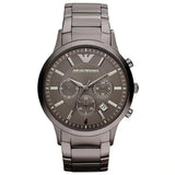 Emporio Armani Classic Chronograph Grey Dial Grey Steel Strap Watch For Men - AR2454 Buy Now By Emporio Armani