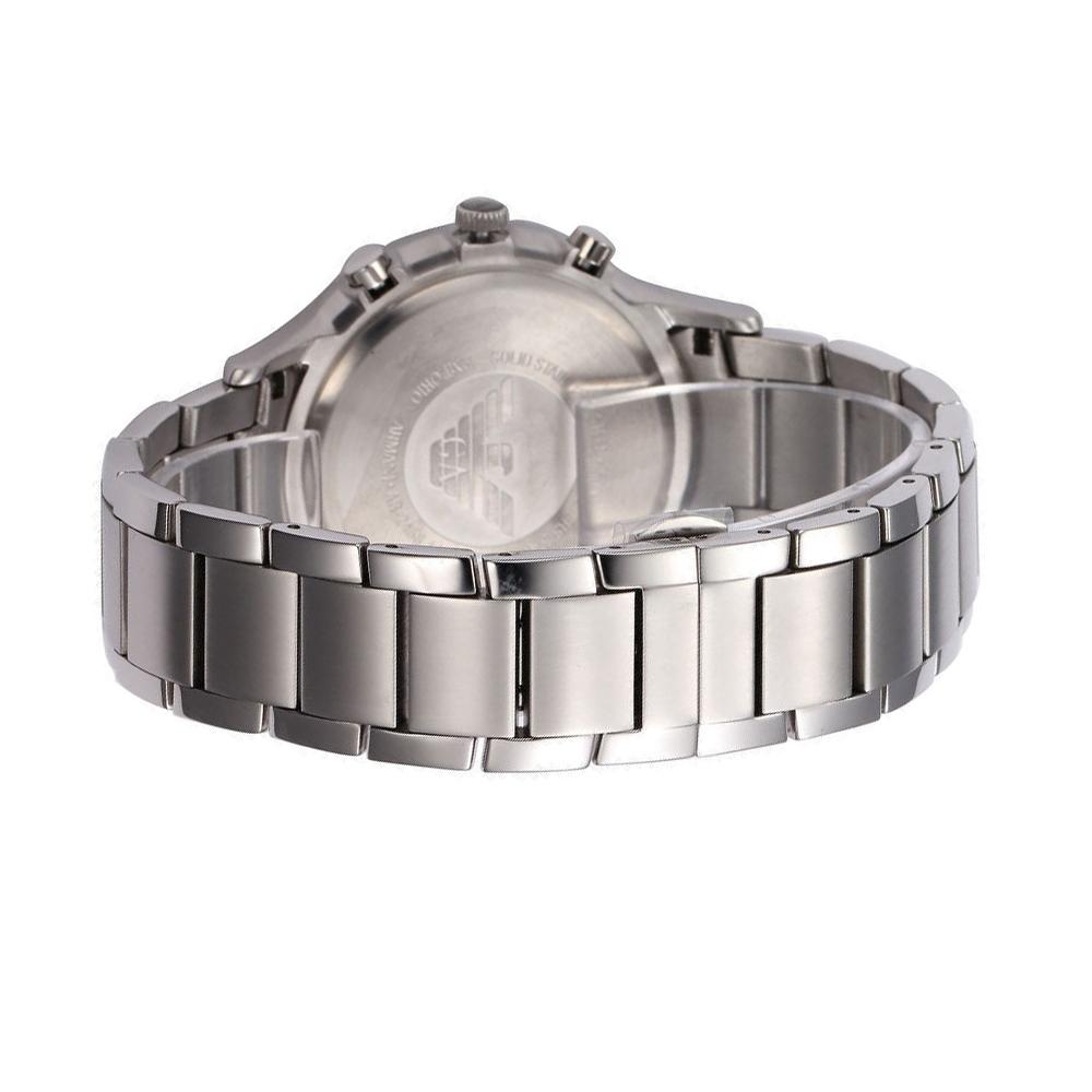 Emporio Armani Renato Chronograph Cream Dial Silver Steel Strap Watch For Men - AR2458 Buy Now By Emporio Armani