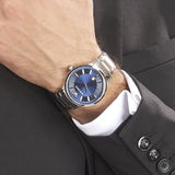 Emporio Armani Renato Blue Dial Silver Steel Strap Watch For Men - AR2477 Buy Now By Emporio Armani