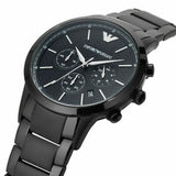 Emporio Armani Dress Chronograph Quartz Black Dial Black Stainless Steel Strap Watch For Men - AR2485 Buy Now By Emporio Armani