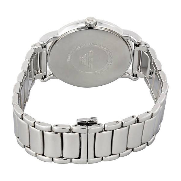 Emporio Armani Luigi Quartz Black Dial Silver Steel Strap Watch For Men - AR2499 Buy Now By Emporio Armani