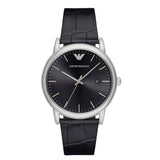 Emporio Armani Luigi Quartz Black Dial Black Leather Strap Watch For Men - AR2500 Buy Now By Emporio Armani