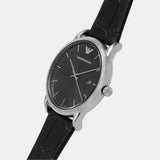 Emporio Armani Luigi Quartz Black Dial Black Leather Strap Watch For Men - AR2500 Buy Now By Emporio Armani